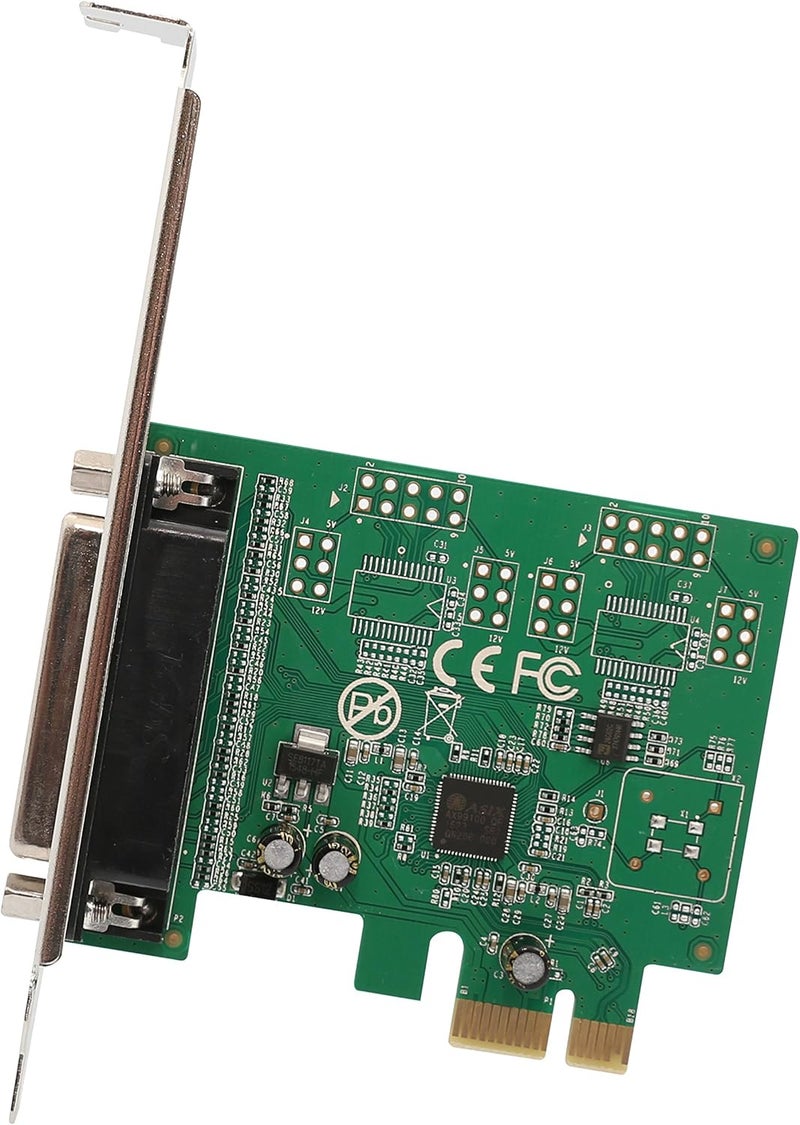 Syba 1 Port Parallel DB25 LPT Printer PCIe x1 with Low Bracket, Support SPP / PS2 / EPP/ECP Modes and Centronics Interface SI-PEX10011 - Image 1